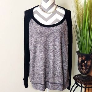 Torrid Gray Black Lightweight Sweater